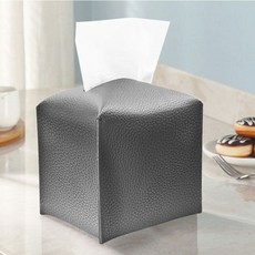 소형 각티슈 케이스 미니 사이즈 가죽 커버 호텔식 각티슈케이스 티슈케이스 화장지케이스, 핑크