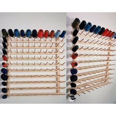 실 보관 선반 봉제 수선집 벽걸이 리본 웨빙 쥬얼리 정리, 50~55cm  49축, 1개