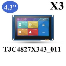 TJC4827X343_011X 4.3 인치 직렬 스크린 HMI 화면 X3 터치, no touch
