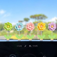 자동차 악세사리 꾸미기 꽃장식5p 차량 인테리어 실내aja2+7pYG