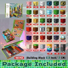 新款我的磁力積木世界恐龍火山磁力方塊兒童益智拼搭磁吸玩具, 魔法森林-150, 1個