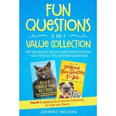 Fun Questions 2 in 1 Value Collection: The #1 Engaging Quiz Game Collection for Kids Teens and Adults Paperback, Silk Publishing