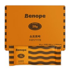 베노프 소프트바 프로틴바 초콜릿카라멜 10p, 600g, 1개