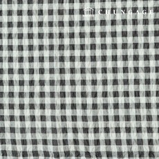 체크 시어서커 원단 리플 냉감 지지미 여름 천 대폭 크로스체크 8종 716, 08) 블랙, 1개