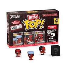 FUNKO Bitty POP 死侍洗澡玩具4件組 (隨機出貨) 超萌可愛 寶寶洗澡好夥伴, 1個