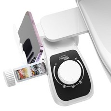 변기용 필터 비데 부착 압력 제어 기능이 있는 비전기 셀프 클리닝 비데 변기 시트 부착 이중 노즐 경수용 다단계 연수기 필터 (화이트), 변기용 필터 비데 부착, 압력 제어 기능이 있는 비전기