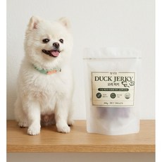 멍식당 강아지간식 단백질 건강한 영양 큐브 져키 무첨가 노령견, 1개, 100g, 오리맛