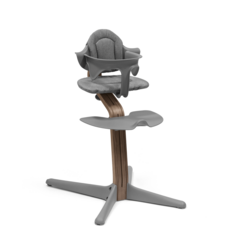 STOKKE Nomi 經典五件組 (櫸木/橡木/胡桃木) 嬰兒成長椅, 橡木-灰色