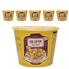 아콴면 정통마라샹궈맛 참깨맛 사천정통 마라 비빔 컵라면 6개입, 6개