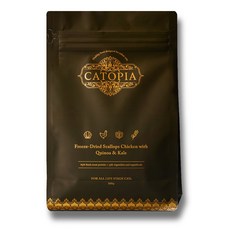 CATOPIA 樂境 凍乾貓糧 85%鮮肉+15%蔬果 全齡貓適用, 1個, 低敏凍乾紅藜嫩雞,1.82kg