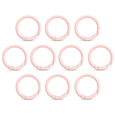 해수미 오픈형 컬러 오링 외경 33mm 내경 25mm, 10개, 연핑크