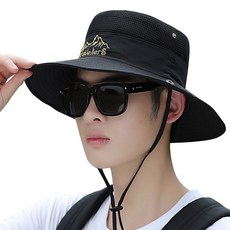 트래블러 자외선차단 챙모자 남여공용 여름 사파리 정글모 작업모