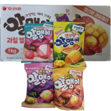 오리온 알맹이 과일 젤리 상자, 1.008kg, 1개