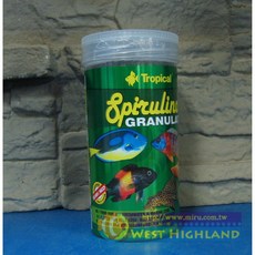 德比克Tropical高蛋白淡海水螺旋藻顆粒250ml - 西高地水族坊, 1個