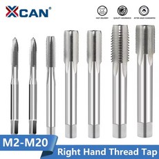 XCAN 1개 오른나사 탭 HSS 머신 플러그 탭 법 나사 드릴 나사 공구 M2 M3 M4 M6 M7 M8 M10 M12 M14 수공구, [49] M5x0.5