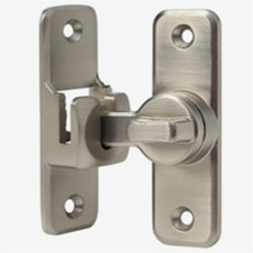 미닫이문잠금장치 실버 걸쇠 슬라이딩문잠금장치, 1개