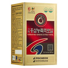 포천인삼영농조합 6년근 고려홍삼 농축액 로얄, 240g, 1개