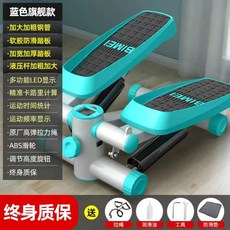 스텝퍼 유산소 운동 헬스 홈트 천국의 계단 스텝밀, F. 블루+로프+매트 (사진참조)