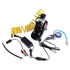 차량용 에어 콤프레셔 레샤 에어컴프레셔 오토코스, 2.5L 듀얼 전원 에어펌프