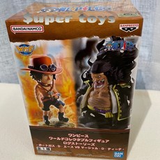 Banpresto 海賊王 航海王 WCF LOG STORIES 艾斯 VS 黑鬍子 公仔, 1個