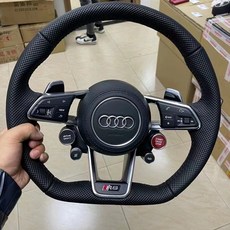 奧迪Audi A3/A4/A5/A6/A7改裝R8方向盤總成 經典賽車方向盤, R8-A-7, 1個
