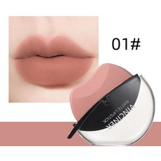 립글로스 6컬러 립스틱 빨아들이는 게으른 오래 지속되고 쉽게 바래지 않음 매트한 메이크업 효과 자극이 없는 매트, 02 01