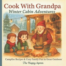 (英文圖書)Cook With Grandpa - Winter Cabin Adventures: Campfire Recipes & Cozy Family Fun... 平裝版, Independently Published, English
