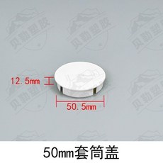 PVC預埋套筒管保護蓋 內插防塵蓋 止水節防漿蓋, 1個, 50止水 節保護蓋 約100個
