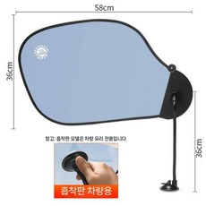 그늘막 나뭇잎 햇빛가리개 클래식블랙 캐노피 비침 사무실 에어컨 업그레이드모델 책상, B. 빨판 패턴