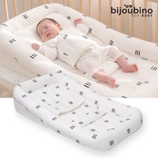 비주비노 힙서포터 높이조절 아기침대 역류방지쿠션, 아기침대:도트