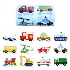 500개입 비행기 자동차 배 시리즈 스티커, 1세트, 혼합S6174) 500PCS