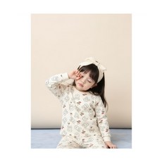 빈폴 키즈 BI5X41U070 토끼 빙키 실내복 2PCS 상하 세트 아이보리 906143