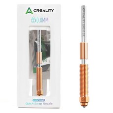 Creality 공식 K1C/K1 SE Phaetus 실리콘 카바이드 노즐 0.4mm 퀵 스왑 3D 프린터 탄소 섬유 목재 유리 섬유 필라멘트 Ender 3 V3 V3, 0.6mm 1개