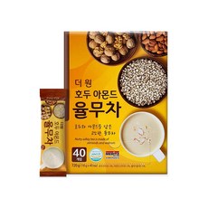 [사보까건강] 더원 호두 아몬드 율무차 고소한 곡물차 720g, 40개입, 4박스, 18g