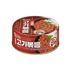 롯데햄 고추장 고기 볶음 통조림, 80g, 6개