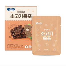 베베쿡 한입에 쏙 소고기 김육포, 4개, 30g