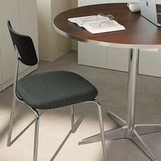 16피스 코코 원형 식탁 테이블 600 800 카페 테이블, 4인용, 월넛