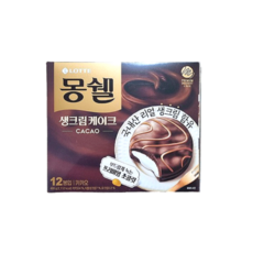 몽쉘 생크림케이크 카카오, 408g, 1개