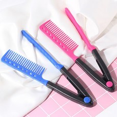 옆집샵 간편한 스타일링 휴대용 고데기빗 다운펌 볼륨 브러쉬, 2고데기빗-블루, 상세페이지 참조