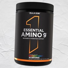 룰 1 필수 아미노 9 아미노산 7.5g 전해질 함유 수분 지원 30회분 레인보우 캔디 미주 출고, 1개