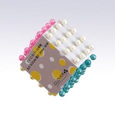 可樂牌Clover 骰子珍珠待針 粗0.55mm 長34mm 64支裝 型號22-802, 1個