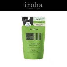 iroha 女性私密護理系列：私密噴霧、私密護膚乳、私密處濕巾 溫和潔淨保養, 1個, ［私密沐浴乳-泡沫型］補充包