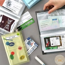 온빛마켓 콜렉트 티켓북 사진앨범포켓식, 01 화이트