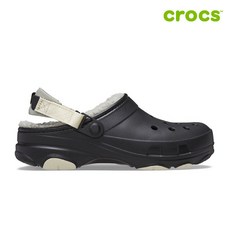 크록스 올터레인 라인드 클로그 공용 털샌들 207936-001_CA