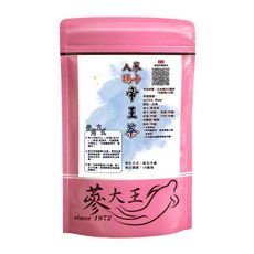 【山本草】人蔘瑪卡帝王茶 增強體力 元氣男人茶 無咖啡因三角茶包, 6g, 1個, 10個裝
