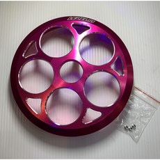 LEVE10 CNC 水冷電盤護蓋, 1個, 桃紅色,Leve10迪奧水冷電盤護蓋