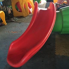 플라스틱 미끄럼틀 야외 놀이터 시설 물놀이 키즈카페, H. 90cm우측벤드, 1개