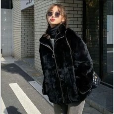 후리스여성자켓/페이크퍼자켓/털빠짐없는/우아함/귀염귀염후리스