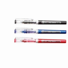 디자인잉크펜 0.38mm 블랙블루레드 3색세트 펜세트, 흑