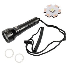 LED 다이버랜턴 수중 방수 스쿠버 다이빙 방수 써치 후레쉬, DIVE-K 블랙단품